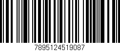 Código de barras (EAN, GTIN, SKU, ISBN): '7895124519087'
