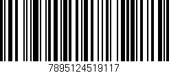 Código de barras (EAN, GTIN, SKU, ISBN): '7895124519117'