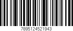 Código de barras (EAN, GTIN, SKU, ISBN): '7895124521943'