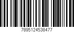 Código de barras (EAN, GTIN, SKU, ISBN): '7895124538477'