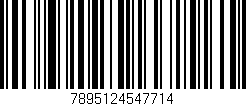 Código de barras (EAN, GTIN, SKU, ISBN): '7895124547714'