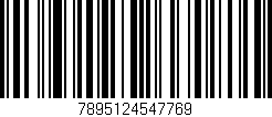 Código de barras (EAN, GTIN, SKU, ISBN): '7895124547769'