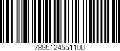 Código de barras (EAN, GTIN, SKU, ISBN): '7895124551100'