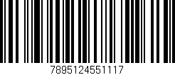Código de barras (EAN, GTIN, SKU, ISBN): '7895124551117'