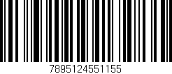 Código de barras (EAN, GTIN, SKU, ISBN): '7895124551155'