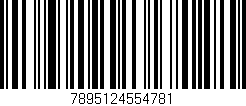 Código de barras (EAN, GTIN, SKU, ISBN): '7895124554781'