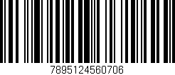 Código de barras (EAN, GTIN, SKU, ISBN): '7895124560706'