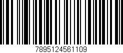 Código de barras (EAN, GTIN, SKU, ISBN): '7895124561109'