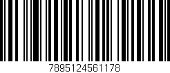 Código de barras (EAN, GTIN, SKU, ISBN): '7895124561178'
