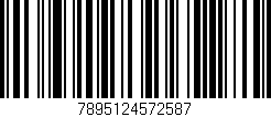 Código de barras (EAN, GTIN, SKU, ISBN): '7895124572587'