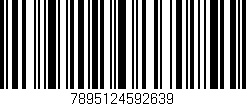 Código de barras (EAN, GTIN, SKU, ISBN): '7895124592639'