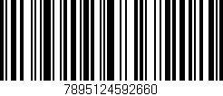 Código de barras (EAN, GTIN, SKU, ISBN): '7895124592660'