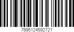 Código de barras (EAN, GTIN, SKU, ISBN): '7895124592721'