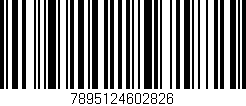 Código de barras (EAN, GTIN, SKU, ISBN): '7895124602826'