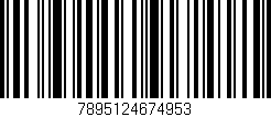 Código de barras (EAN, GTIN, SKU, ISBN): '7895124674953'