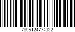 Código de barras (EAN, GTIN, SKU, ISBN): '7895124774332'
