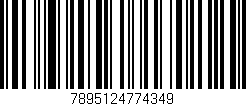 Código de barras (EAN, GTIN, SKU, ISBN): '7895124774349'
