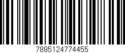 Código de barras (EAN, GTIN, SKU, ISBN): '7895124774455'