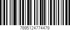 Código de barras (EAN, GTIN, SKU, ISBN): '7895124774479'