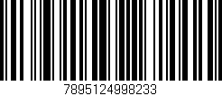 Código de barras (EAN, GTIN, SKU, ISBN): '7895124998233'