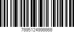Código de barras (EAN, GTIN, SKU, ISBN): '7895124998868'