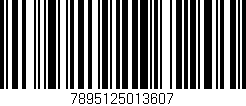 Código de barras (EAN, GTIN, SKU, ISBN): '7895125013607'