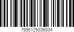 Código de barras (EAN, GTIN, SKU, ISBN): '7895125036934'