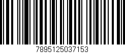 Código de barras (EAN, GTIN, SKU, ISBN): '7895125037153'