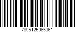 Código de barras (EAN, GTIN, SKU, ISBN): '7895125065361'