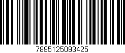 Código de barras (EAN, GTIN, SKU, ISBN): '7895125093425'