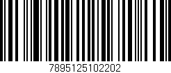 Código de barras (EAN, GTIN, SKU, ISBN): '7895125102202'