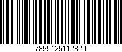 Código de barras (EAN, GTIN, SKU, ISBN): '7895125112829'