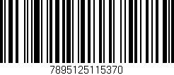 Código de barras (EAN, GTIN, SKU, ISBN): '7895125115370'