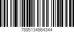Código de barras (EAN, GTIN, SKU, ISBN): '7895134864344'