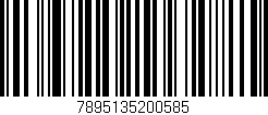 Código de barras (EAN, GTIN, SKU, ISBN): '7895135200585'