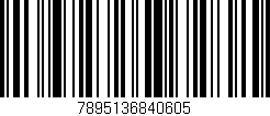 Código de barras (EAN, GTIN, SKU, ISBN): '7895136840605'