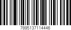 Código de barras (EAN, GTIN, SKU, ISBN): '7895137114446'