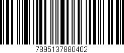 Código de barras (EAN, GTIN, SKU, ISBN): '7895137880402'