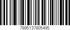 Código de barras (EAN, GTIN, SKU, ISBN): '7895137905495'