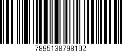Código de barras (EAN, GTIN, SKU, ISBN): '7895138798102'