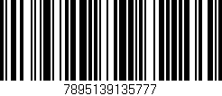 Código de barras (EAN, GTIN, SKU, ISBN): '7895139135777'