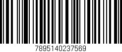 Código de barras (EAN, GTIN, SKU, ISBN): '7895140237569'