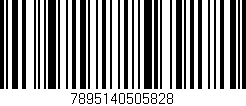 Código de barras (EAN, GTIN, SKU, ISBN): '7895140505828'