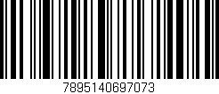 Código de barras (EAN, GTIN, SKU, ISBN): '7895140697073'