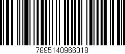 Código de barras (EAN, GTIN, SKU, ISBN): '7895140966018'