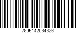 Código de barras (EAN, GTIN, SKU, ISBN): '7895142084826'