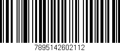 Código de barras (EAN, GTIN, SKU, ISBN): '7895142602112'