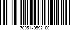 Código de barras (EAN, GTIN, SKU, ISBN): '7895143592108'