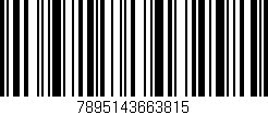 Código de barras (EAN, GTIN, SKU, ISBN): '7895143663815'