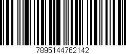Código de barras (EAN, GTIN, SKU, ISBN): '7895144762142'